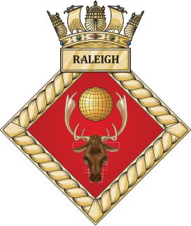 HMS Raleigh Royal Navy Gemelos en Caja